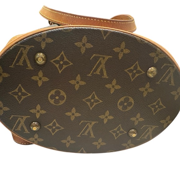 Louis Vuitton Dark Brown Monogram Tote - Picture 6 of 9